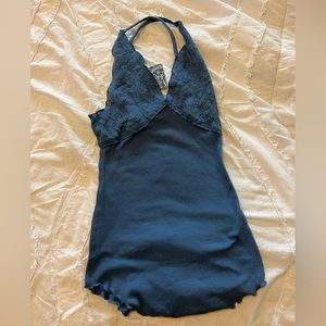 Blue xs free people top